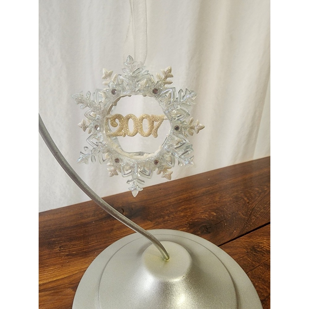 2007 Open Snowflake‎ Christmas Ornament
